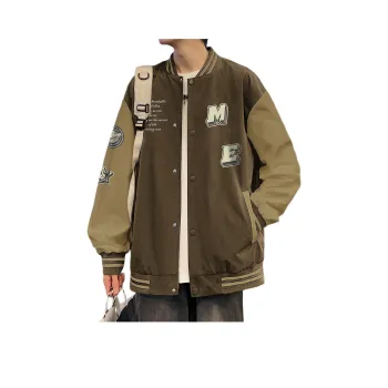 Tonlion Jackets Coats Men's Dark Coffee Brown