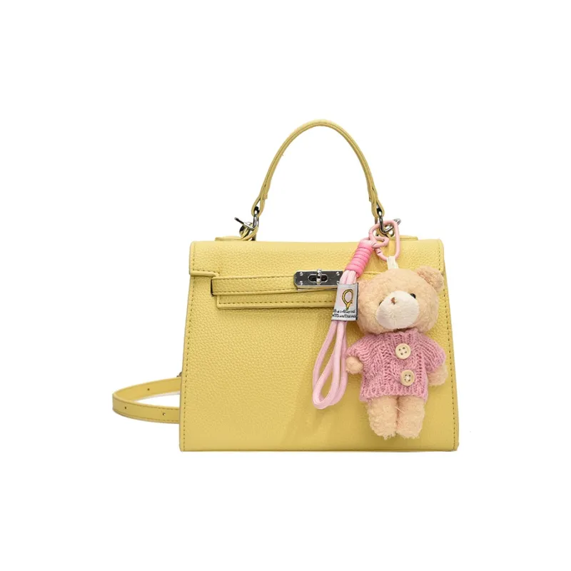 XIANGSU PU Kelly Bag, Crossbody Bag, One Shoulder Handbag Women's Multicolor-5