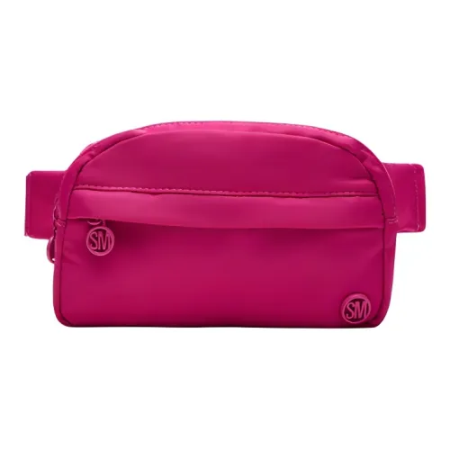 STEVE MADDEN Nylon One Shoulder Crossbody Fanny Pack Women's Pink