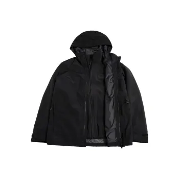 Jack Wolfskin Outdoor Hiking Waterproof, Windproof, And Breathable 3 in 1 Windbreaker Jacket Unisex