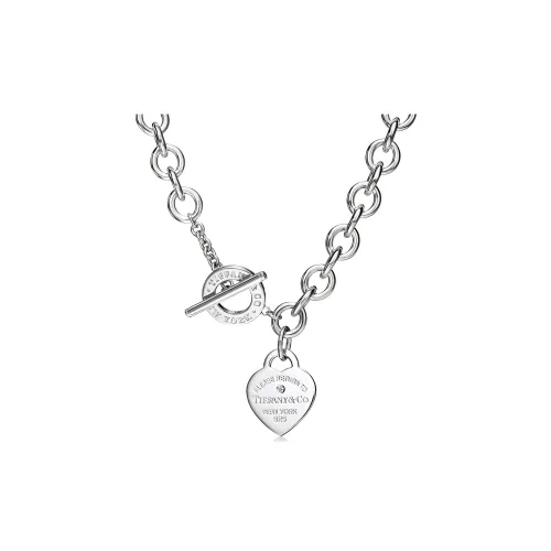 TIFFANY & CO. Return To Tiffany Collection 925 Sterling Silver Necklaces Women's Silver