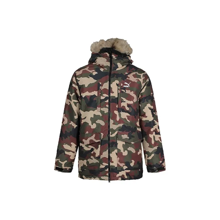 PUMA Puffer Jackets Men Camouflage-0