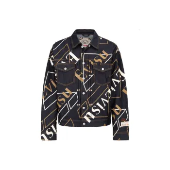 EVISU Denim Jackets Men Multicolor