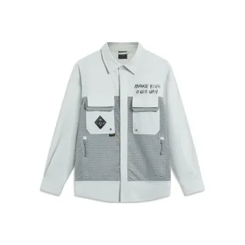 LiNing Jackets Coats Men's River Stone Gray