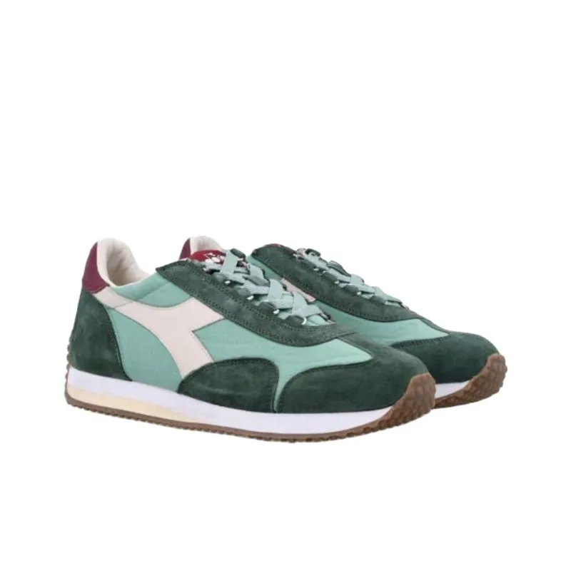 Diadora Heritage Equipe Low Top Casual Shoes Men's Green-2
