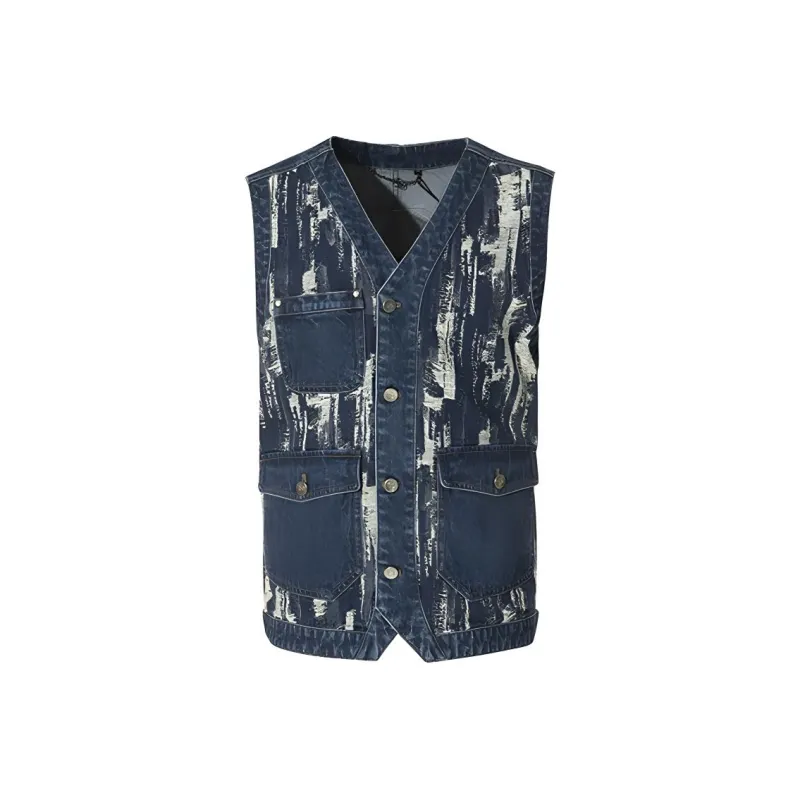 RARE Vests Men Blue-0
