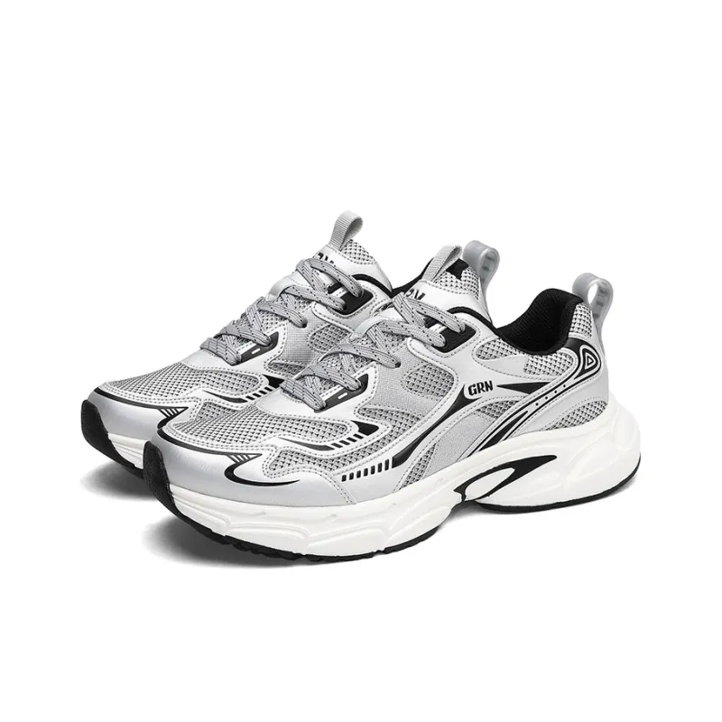 K bird Cushioning, Slip Resistant, And Abrasion Resistant Low Top Chunky Sneakers Men's-2