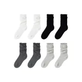 8-Pack (White 2+Black 2+Dark Heather Gray 2+Light Heather Gray 2)