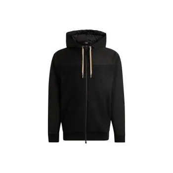 HUGO BOSS Zip Up Drawstring Hoodie