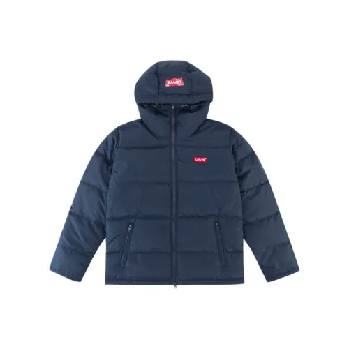 Levis Down Jackets Men Navy Blue