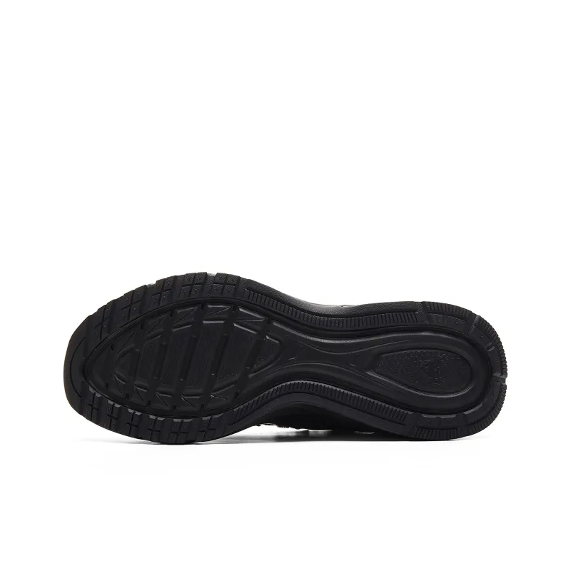 PEAK Cushioning, Slip Resistant, Abrasion Resistant, Rebound Low Top Casual Running Shoes Men's Black Paloma Gray-5