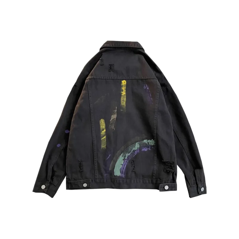 SPONGEBOB SQUAREPANTS Denim Jacket Unisex Blue-11