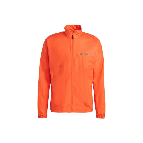 Adidas Jackets Men Half Impact Orange