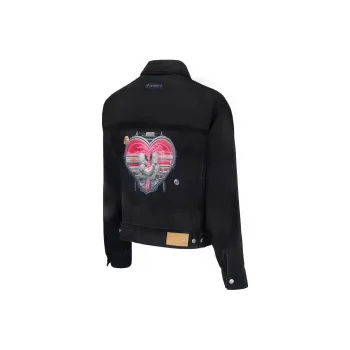 LiNing Denim Jackets Unisex Black