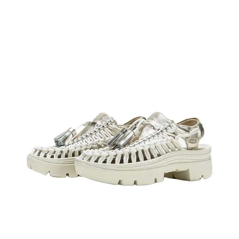 KEEN Anti Slip Wear Resistant River Trekking Shoes Unisex Silver-1