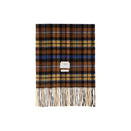 ADER ERROR Knit Scarves Men's Brown/Blue