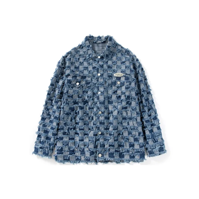 FORHUG Denim Jacket Unisex Blue-0