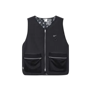 Nike Men's Full Zip Premium Basketball Vest Black