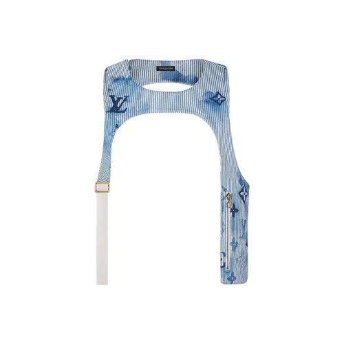 LOUIS VUITTON New Quarterly Products Of LV Vest Men's Blue