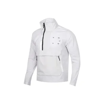 Nike Windbreaker Jackets Men Light Silver Gray