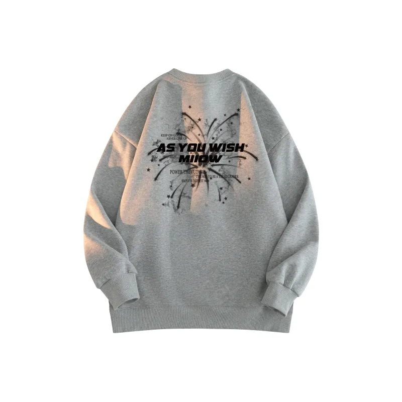 MIIOW Trend Party Series Sweatshirt Unisex Black-10