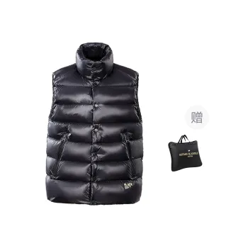 GOLDFARM Down Jacket Vest Unisex Black