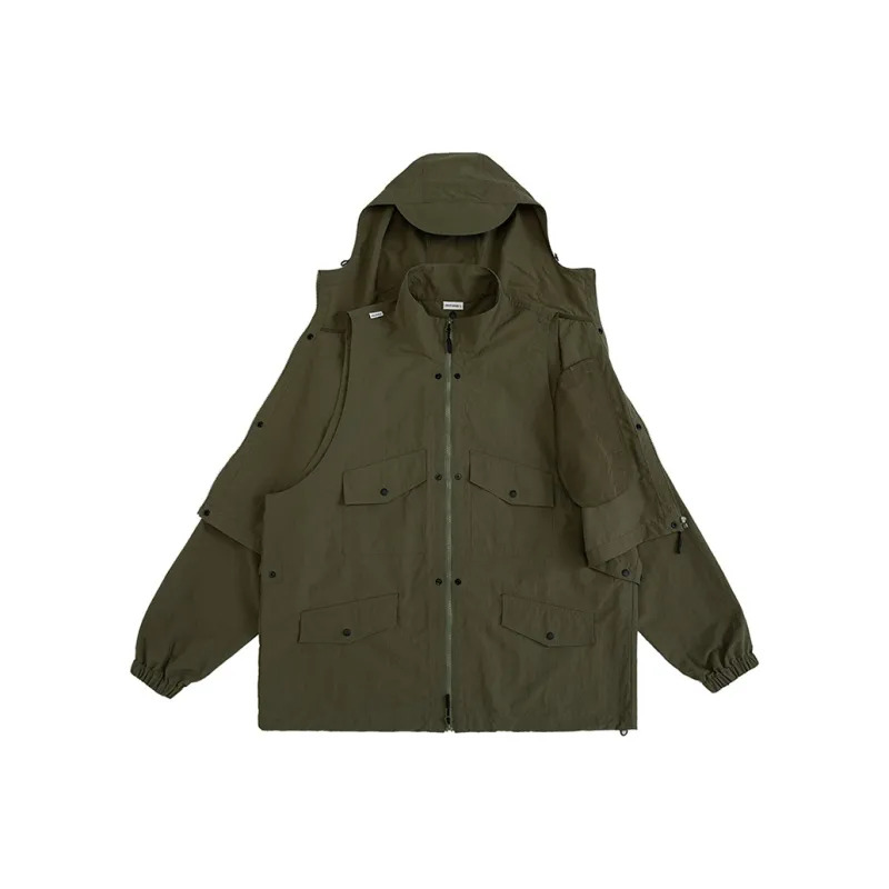 URBAN STANDARD Jacket Men's Detachable Two Piece Set-7