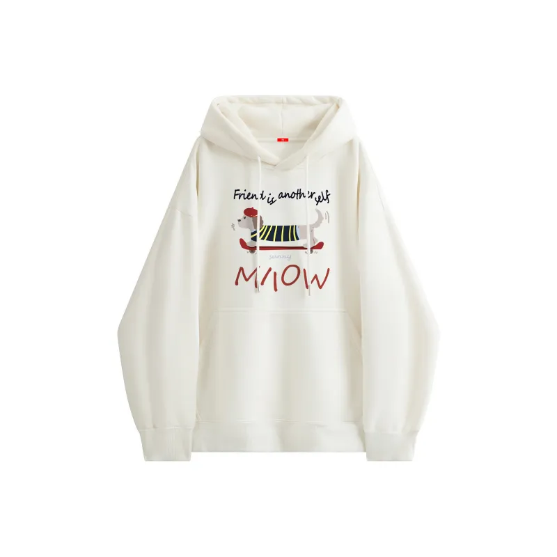 MIIOW Trend Party Series Sweatshirt Unisex Black-9