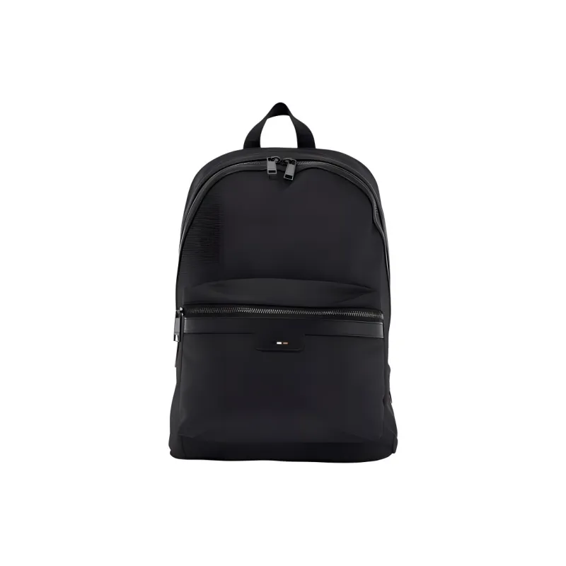 HUGO BOSS Ray Logo Embossed Backpack-0