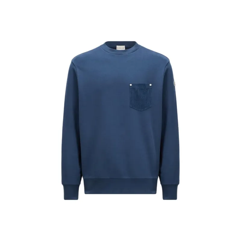Moncler Sweatshirt Men's Cobalt Blue-0