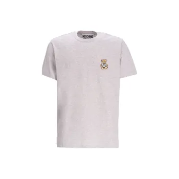 MOSCHINO Teddy Bear Appliqué Cotton T shirt