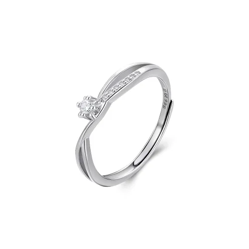 LYUMIN S999 Fine Silver Rings Women's