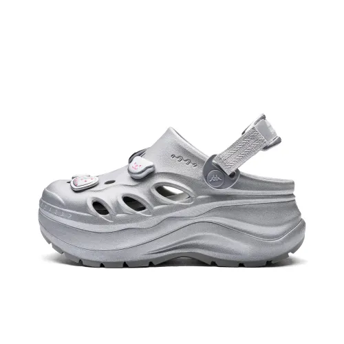 Kappa Back to Back Clogs Women's Silver