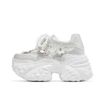CARDANRO Small sized Sky Vegetables Low Top Chunky Sneakers Women's