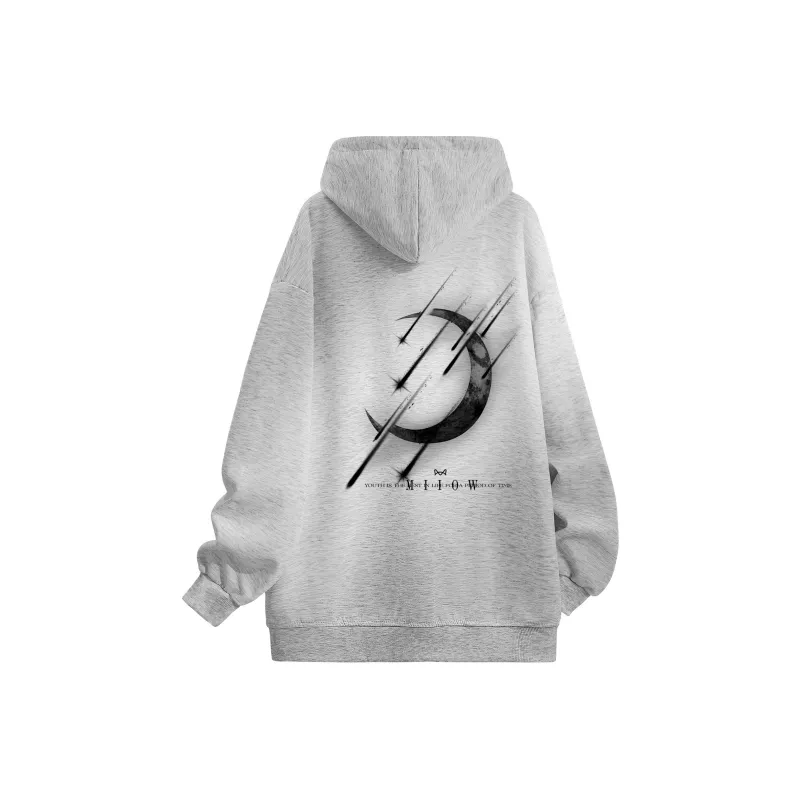 MIIOW Trend Party Series Sweatshirt Unisex Apricot-3