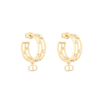 DIOR Metal Earrings Women's Gold