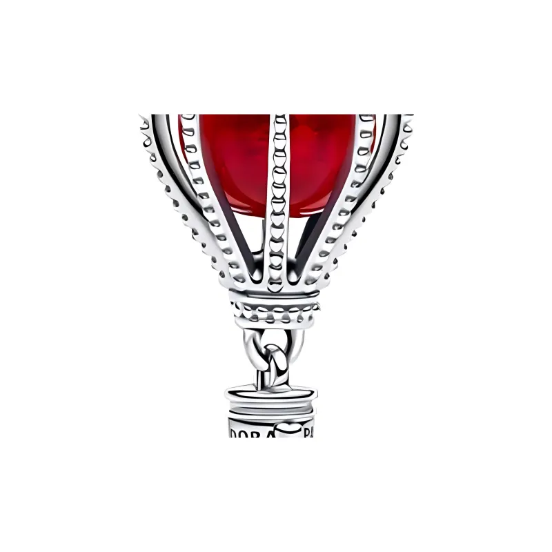 Pandora Glass Charms / Pendants Women's Silver/Red-2