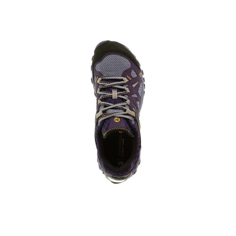 MERRELL All Out Blaze Slip Resistant, Abrasion Resistant, Waterproof Low Top Outdoor Shoes Women's Purple-3