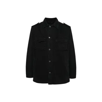 MOSCHINO Pocket-Detailed Buttoned Cargo Shirt Jacket