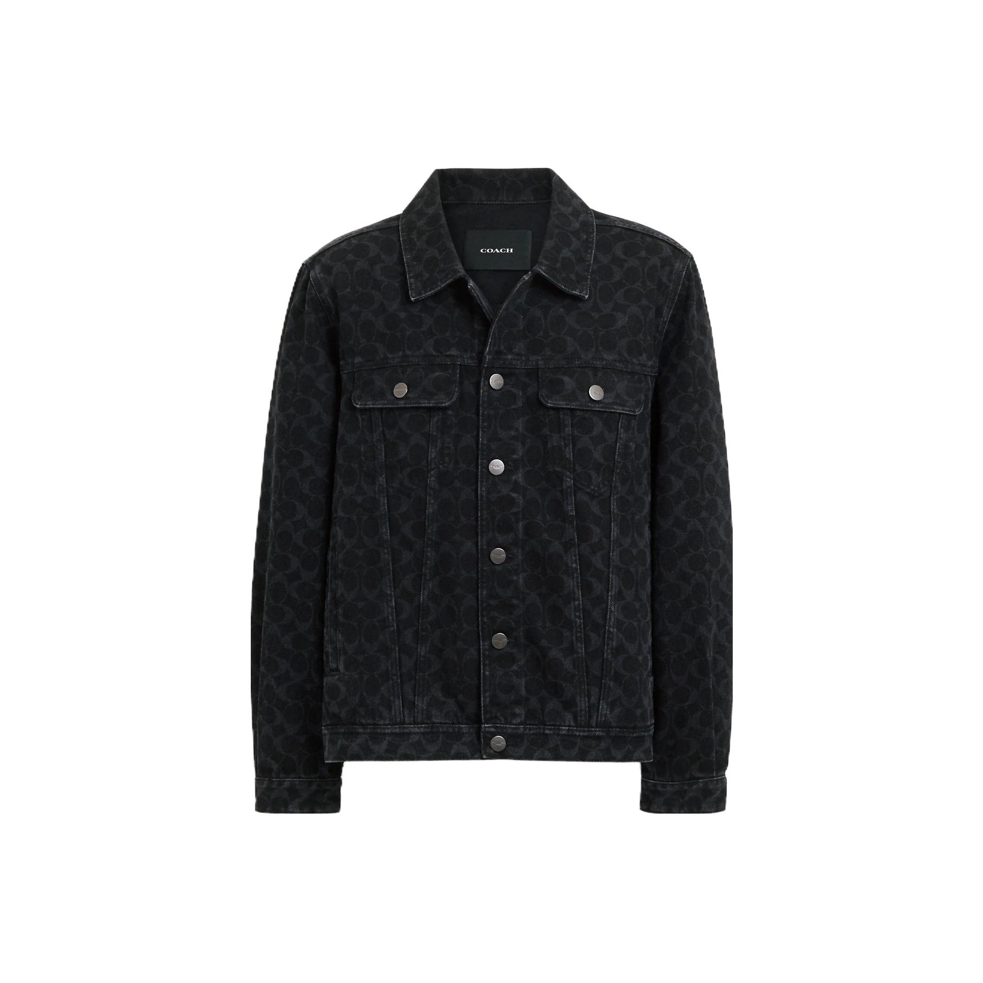 DENIM COACH JACKET