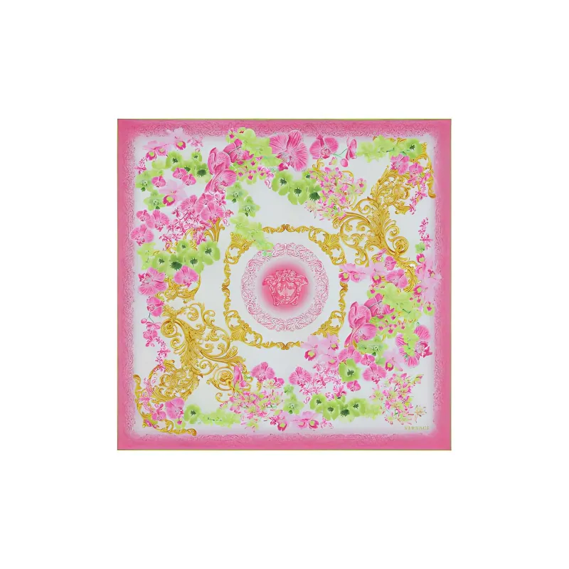 VERSACE Silk Scarves Women's Pink-0