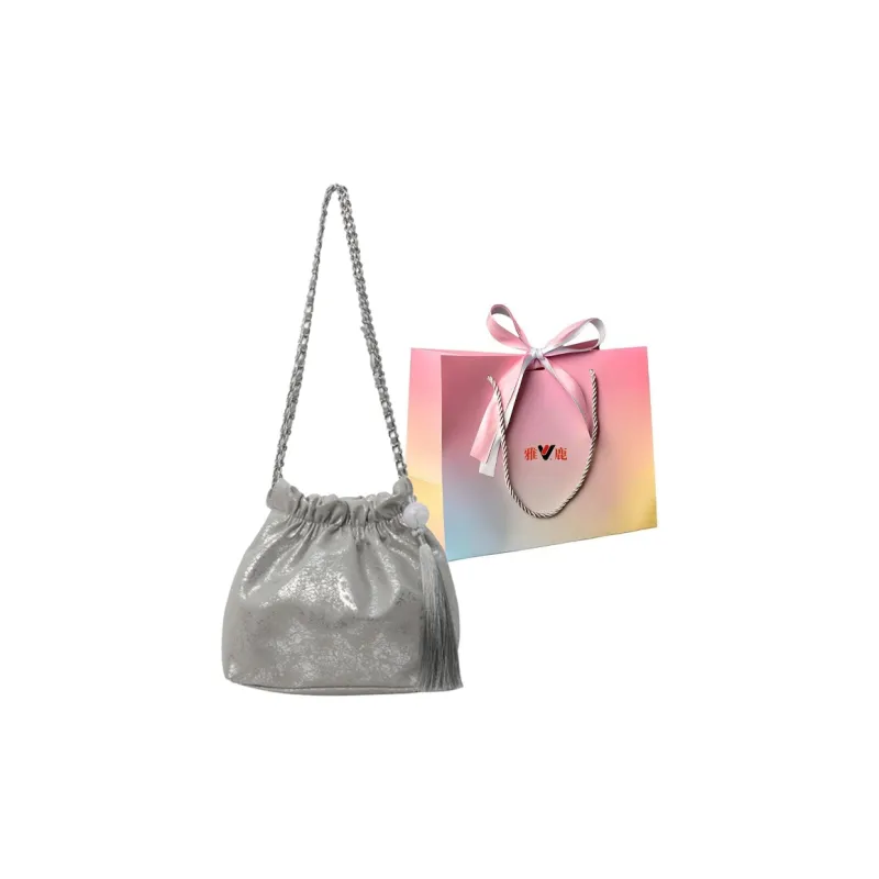 Yalu PU Crossbody Bag, Shoulder Bag Women's Black/Ecru/Silver/Pink-14