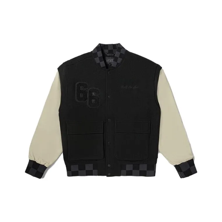 Vans CLUB BASEBALL Jackets Unisex Black-0