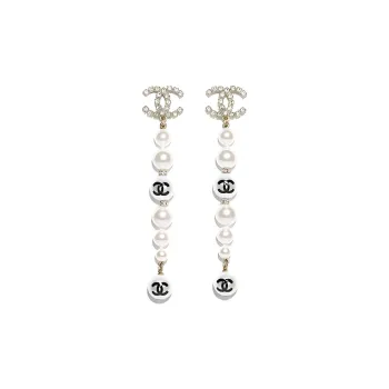 CHANEL 1986 1988 Coco Mark Earrings