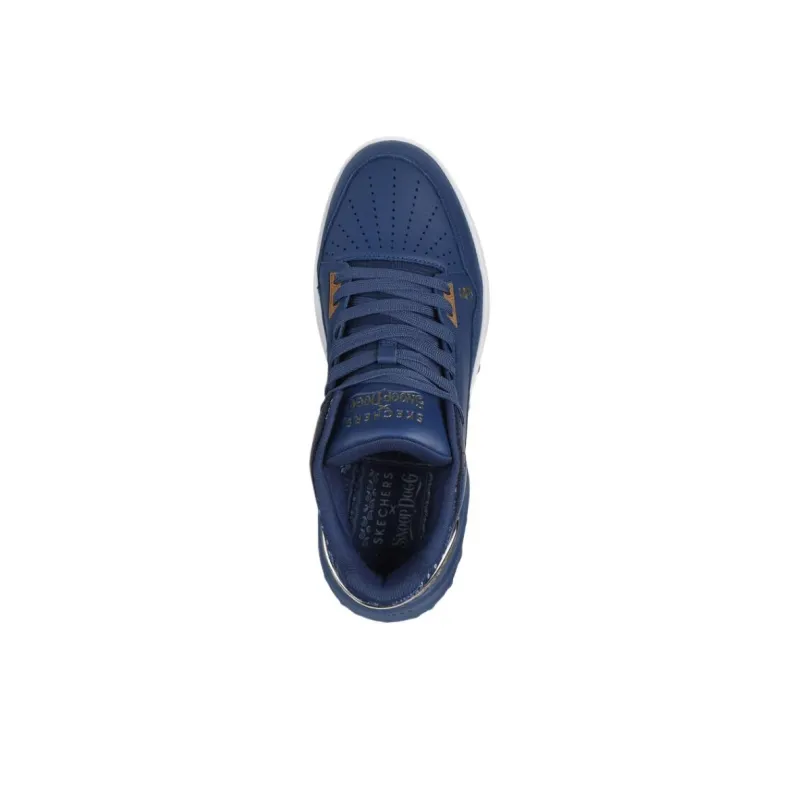 SNOOP DOGG x Skechers Mid Top Running Shoes Men's Blue-3