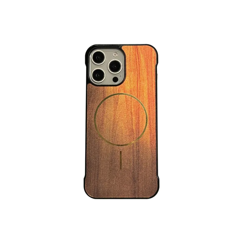 Koman TPU Material Summer Fresh Borderless Wood Grain Phone Cases Compatible With Apple IPhone 12/13/14/15/16/Pro/Mac-2