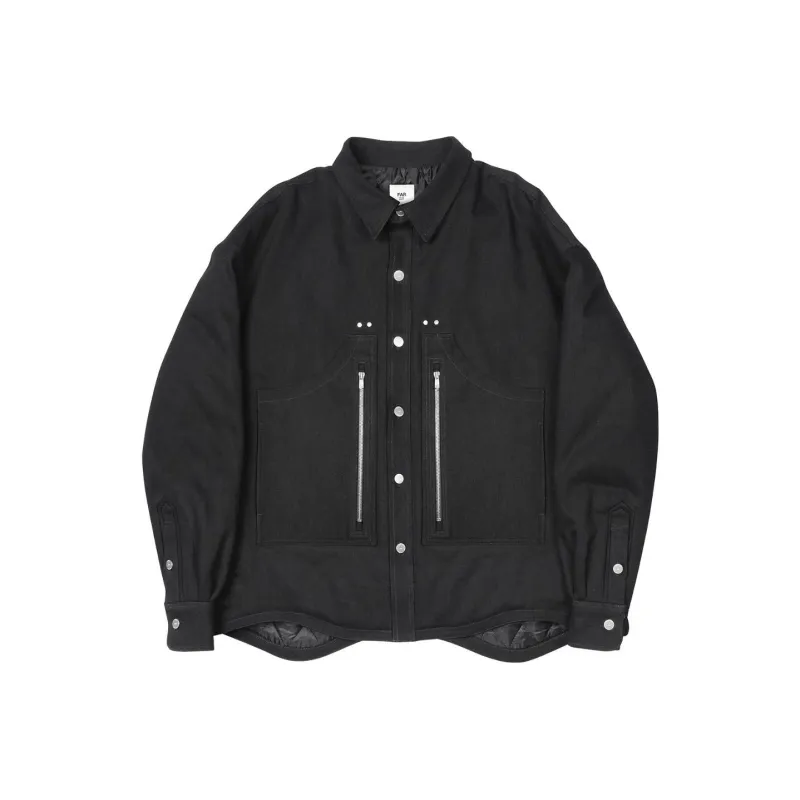 Far Archive Denim Jackets Unisex Black-0