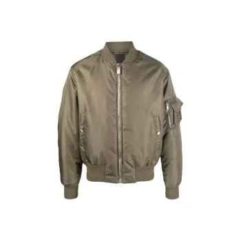 Givenchy Logo Printed Zipped Bomber Jacket
