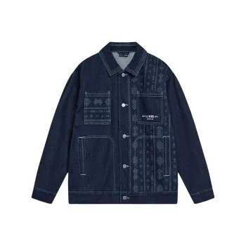 LiNing Sports Life Collection Denim Jacket Men's Denim Blue