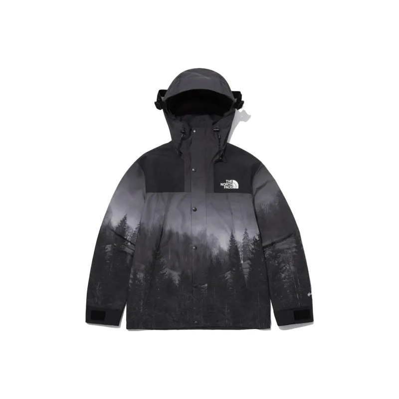 THE NORTH FACE Dark Forest Series FW23 Outdoor Hiking Waterproof And Windproof Windbreaker Jacket Unisex Black-0